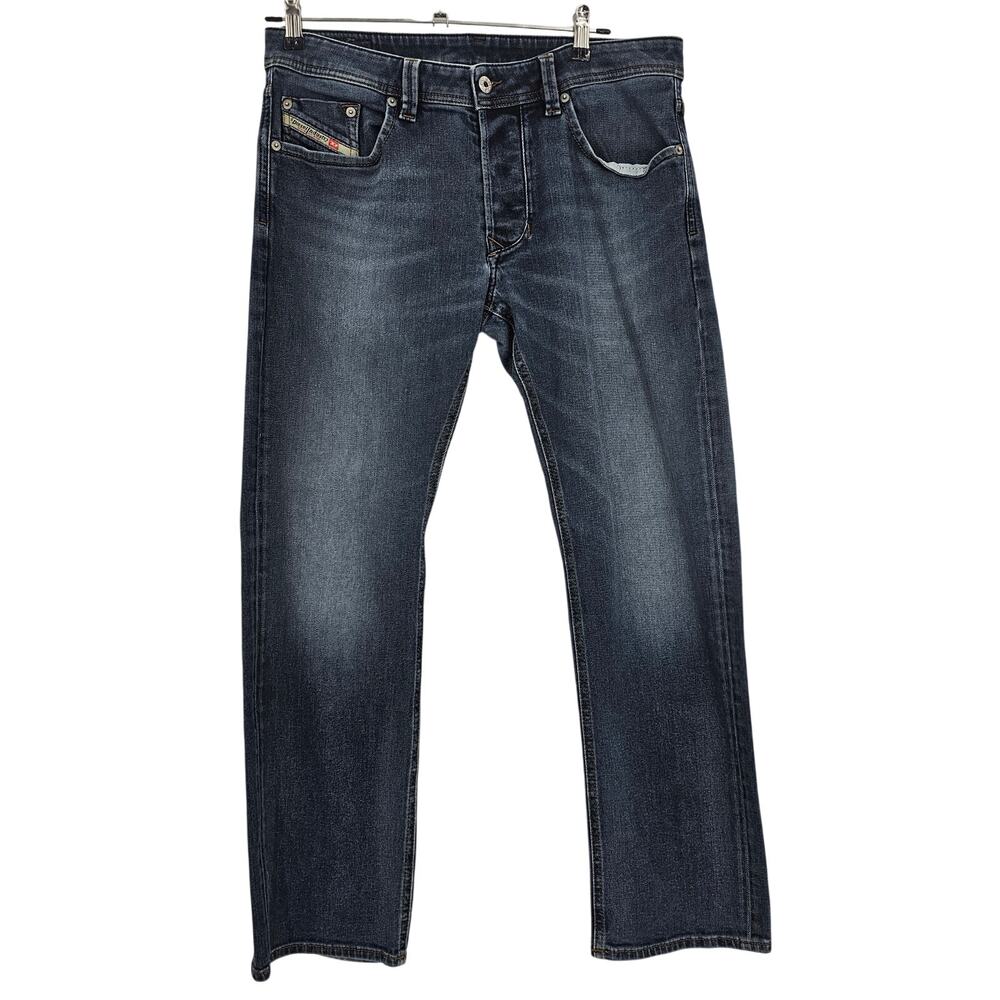 Diesel Mens size 32/30 1985 Larkee Low waisted Straight Denim Jeans Medium Blue